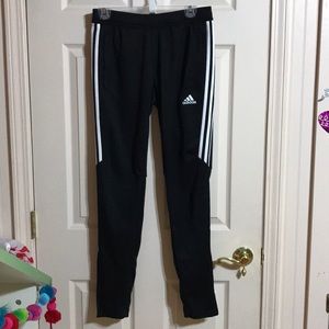 Women’s adidas training pants with zip sides
